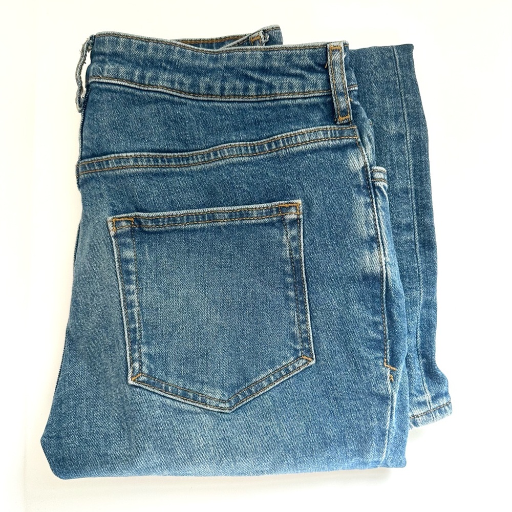 Anthropologie Pilcro mid-rise straight jeans size 27 dark denim - Picture 11 of 13